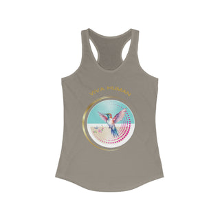 Racerback Tank Top-HUMMINGBIRD