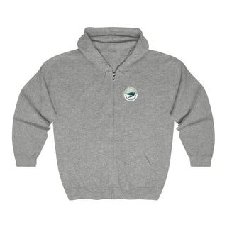 Full Zip Hooded Sweatshirt-Volleyball