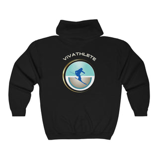 Full Zip Hooded Sweatshirt-Skier