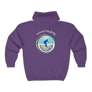 Full Zip Hooded Sweatshirt-Skier